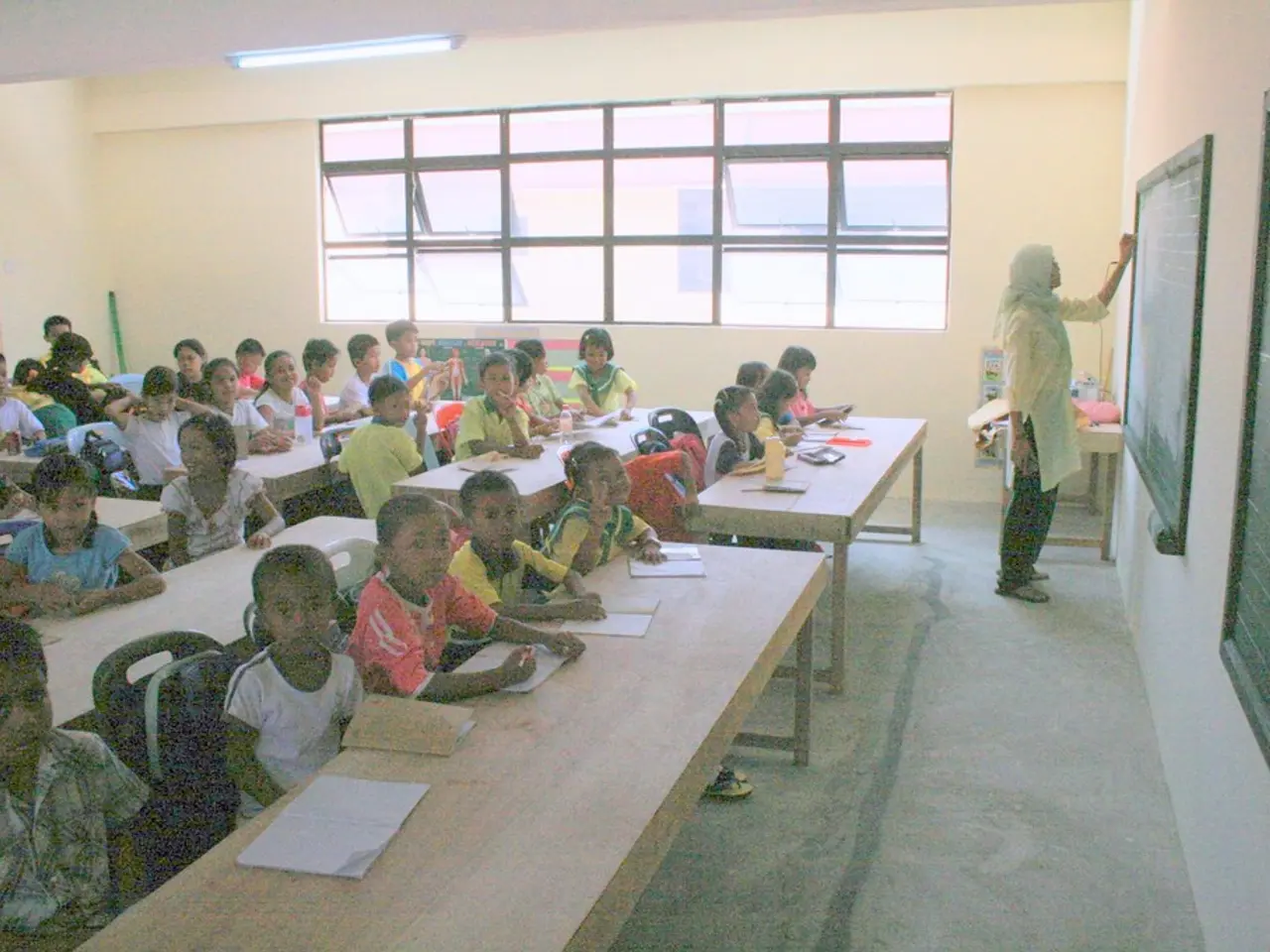 Demand for the advancement of teaching positions for an estimated 130,000 educators, as voiced by...