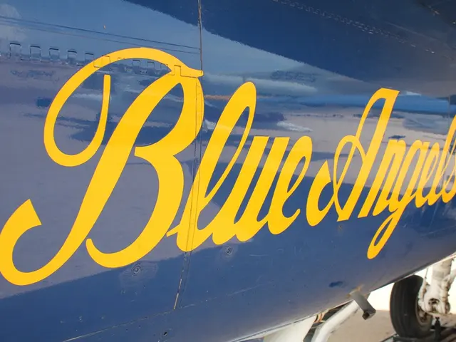 In this picture I can see words on the aircraft, there is a reflection of an airplane and the sky...